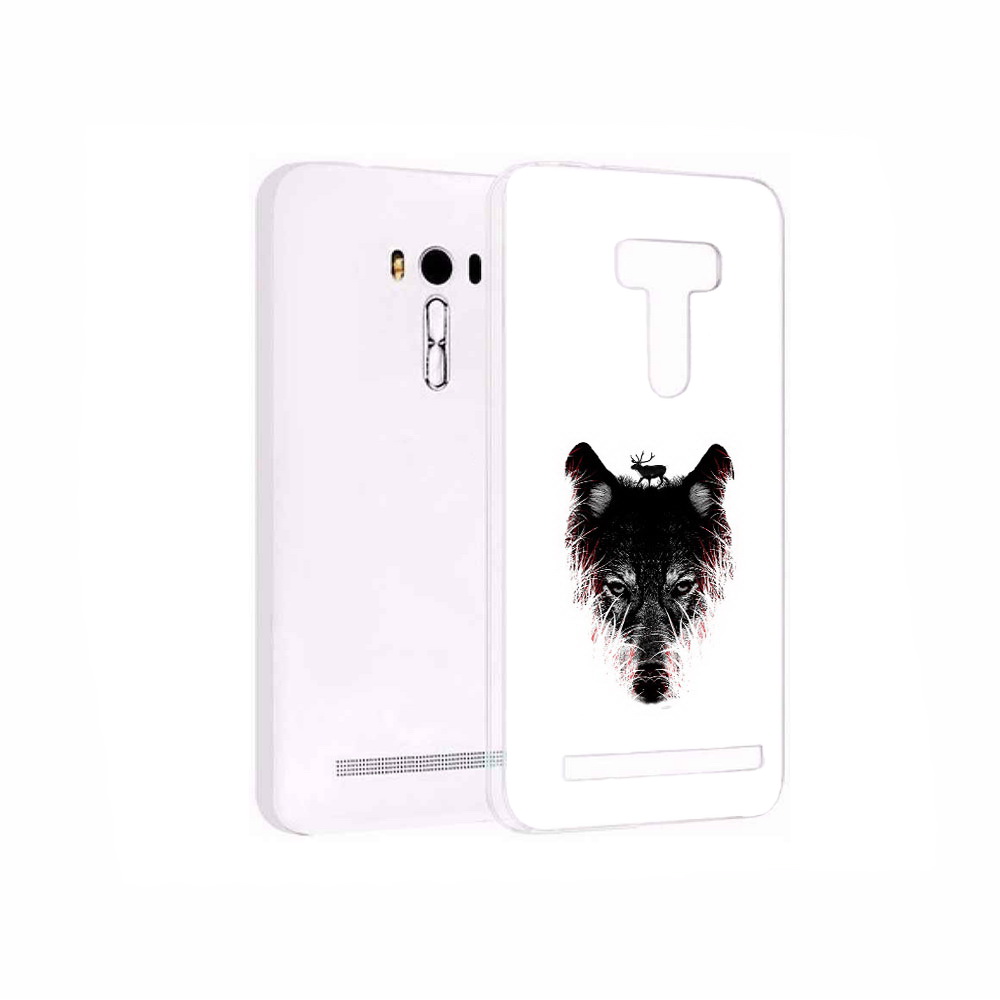 

Чехол MyPads Tocco для Asus ZenFone 2 Laser (ZE550KL) волк в траве, Прозрачный, Tocco