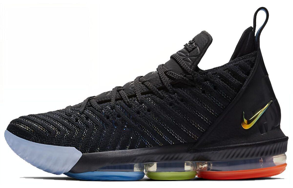 

Кроссовки унисекс Nike Lebron 16 I Promise черные 41 EU, Черный, Lebron 16 I Promise