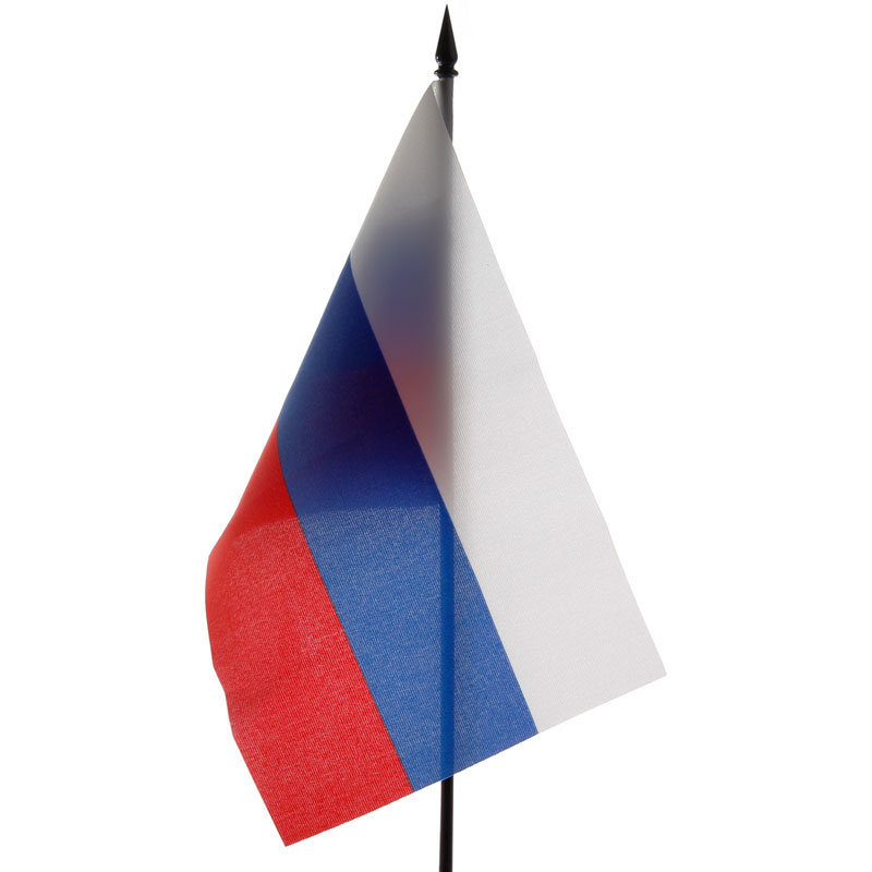 

Флажок России 22 х 14 см без подставки