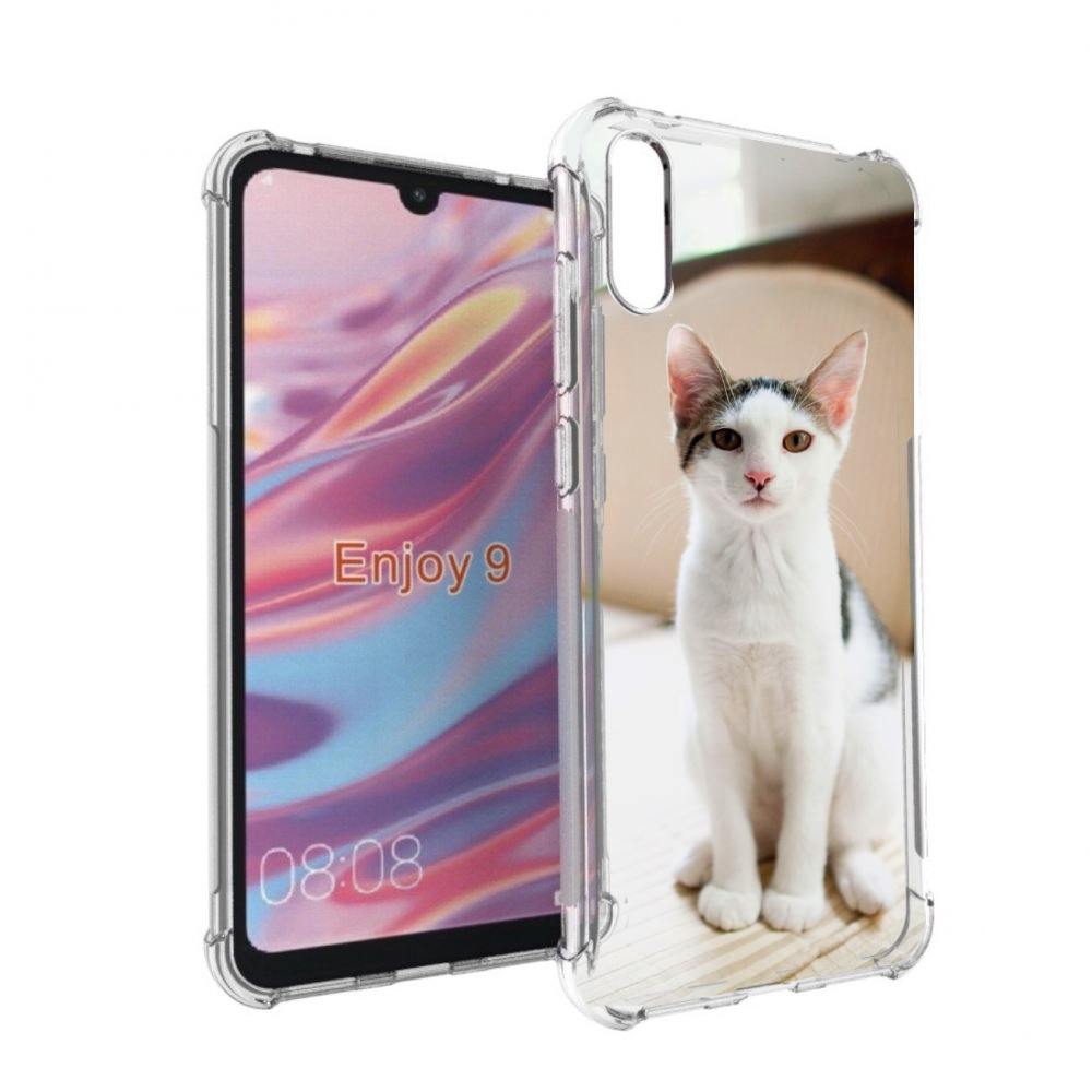 

Чехол бампер MyPads порода кошка эгеиская для Huawei Enjoy 9, Прозрачный, Tocco