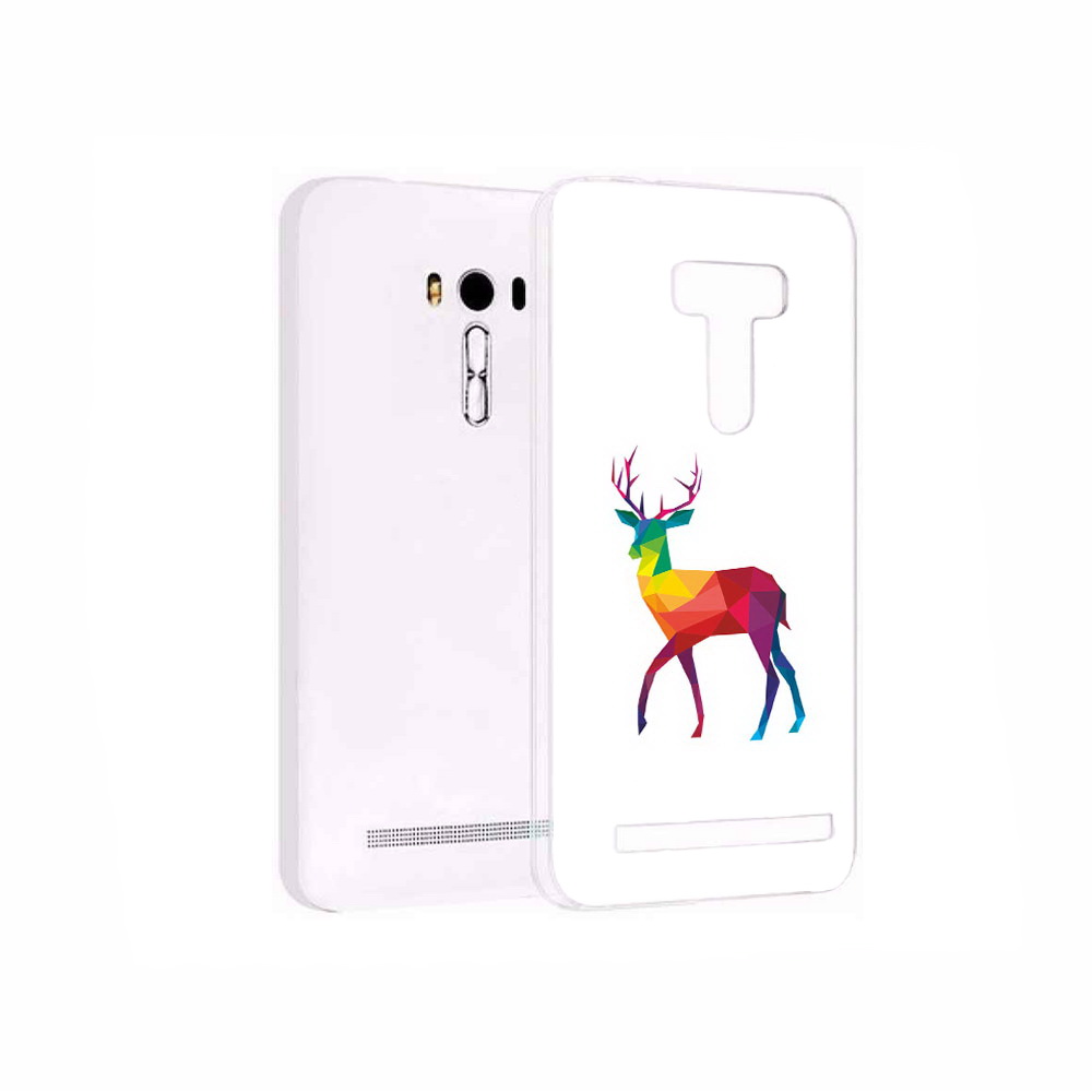 Чехол MyPads Tocco для Asus ZenFone 2 Laser (ZE550KL) геометрический олень