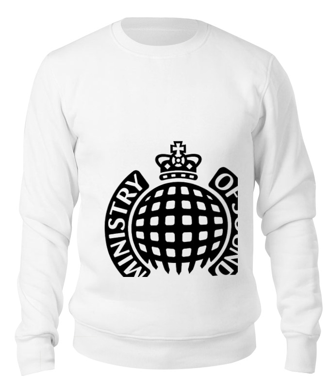 

Свитшот унисекс Printio Ministry of sound белый S, Ministry of sound