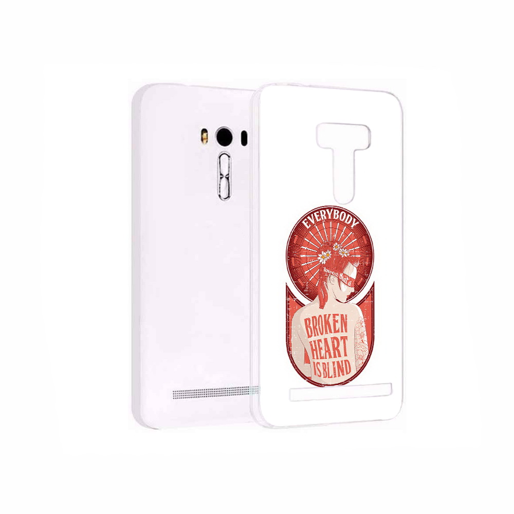 

Чехол MyPads Tocco для Asus ZenFone 2 Laser (ZE550KL) девушка разбитое сердце, Прозрачный, Tocco