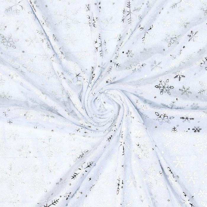 Ткань Велюр Страна Карнавалия, 10095473 с новогодним нанесением 50х50см