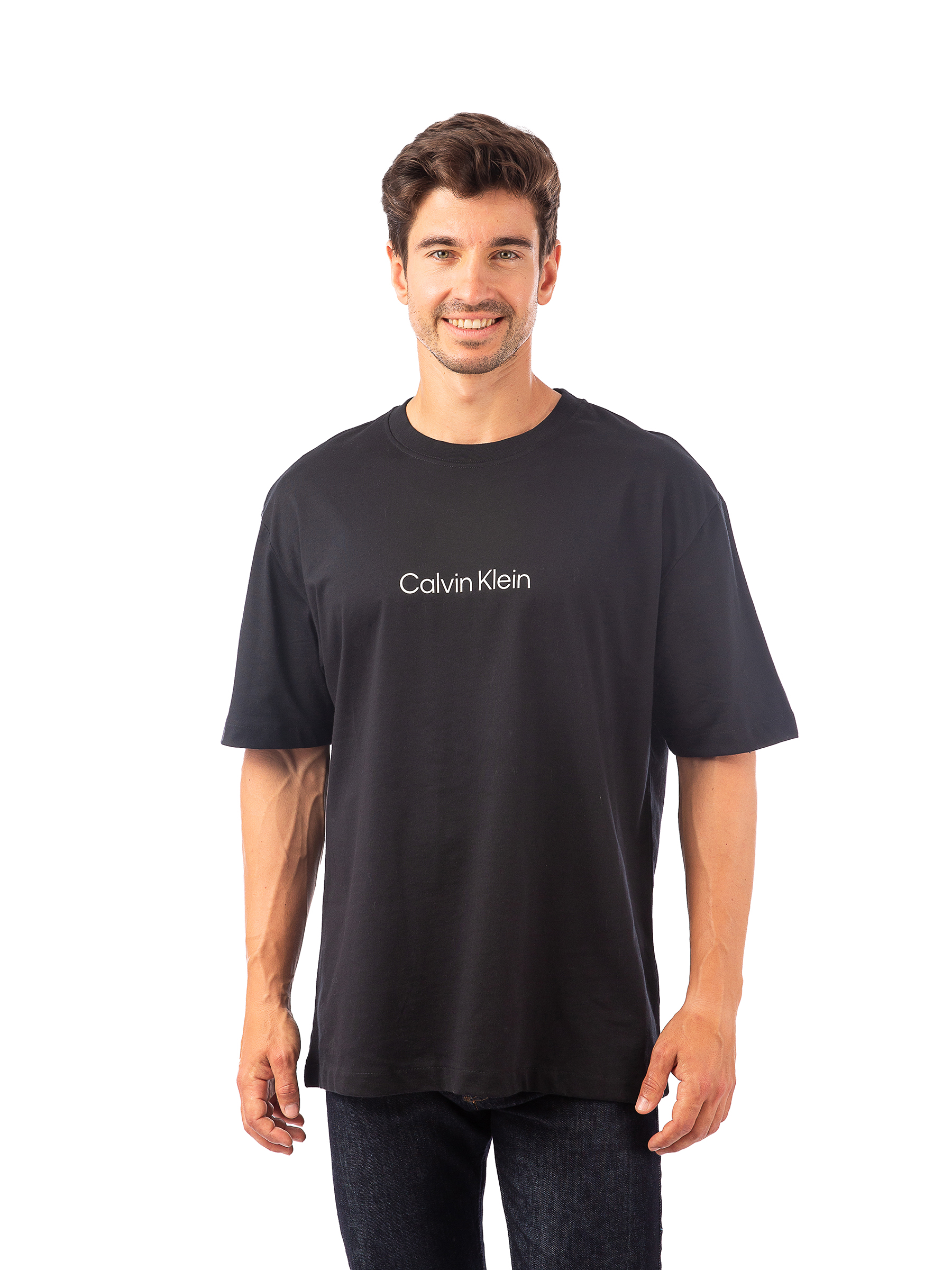 

Футболка мужская Calvin Klein 40HM228 черная XL, Черный, 40HM228