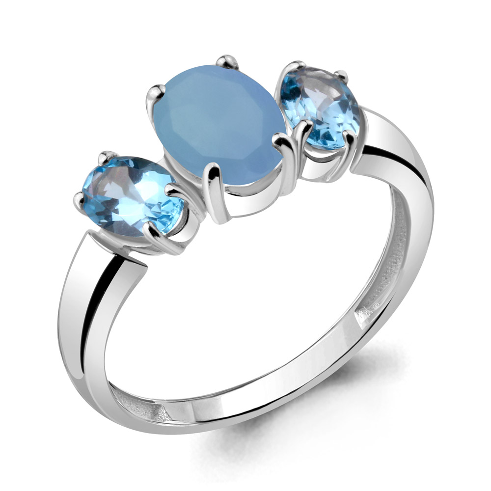 

Кольцо из серебра р. 18 AQUAMARINE 69395610_925_р, 69395610_925_р