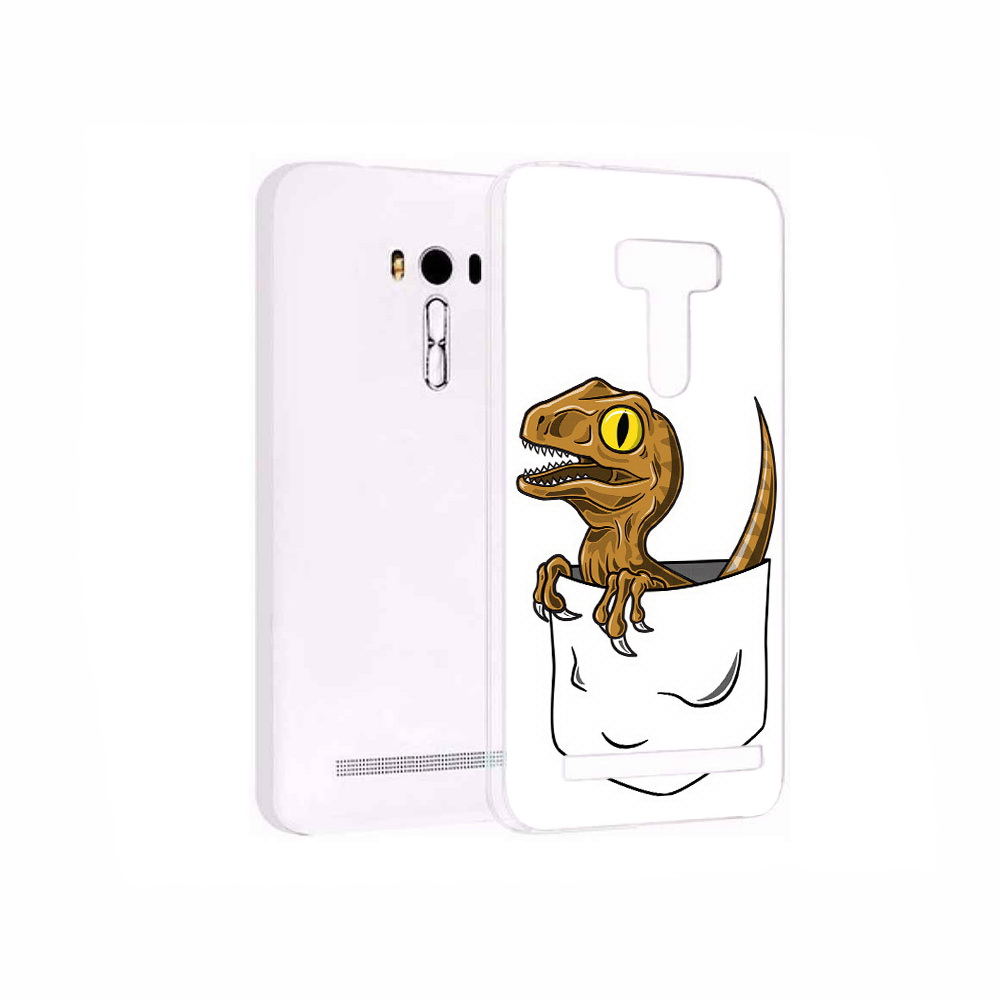 

Чехол MyPads Tocco для Asus ZenFone 2 Laser (ZE550KL) динозавр в кармане, Прозрачный, Tocco