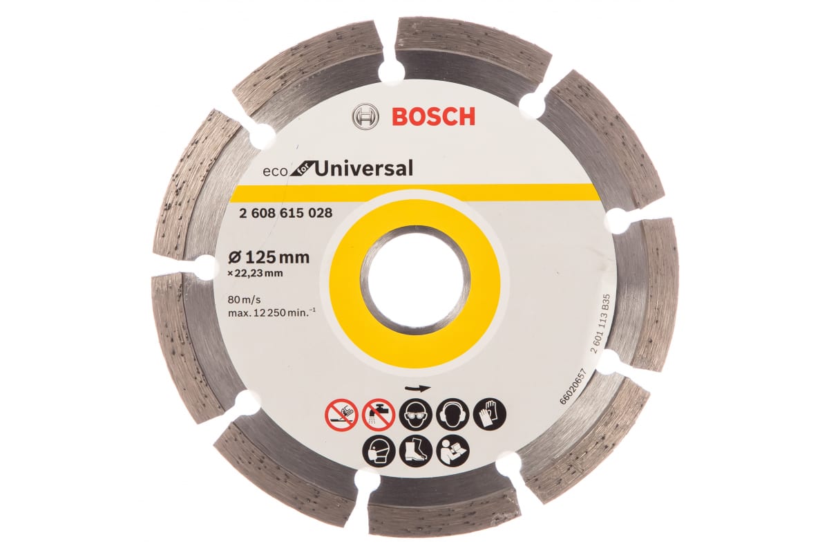 фото Диск алмазный eco universal (125х22.2 мм) bosch 2608615028