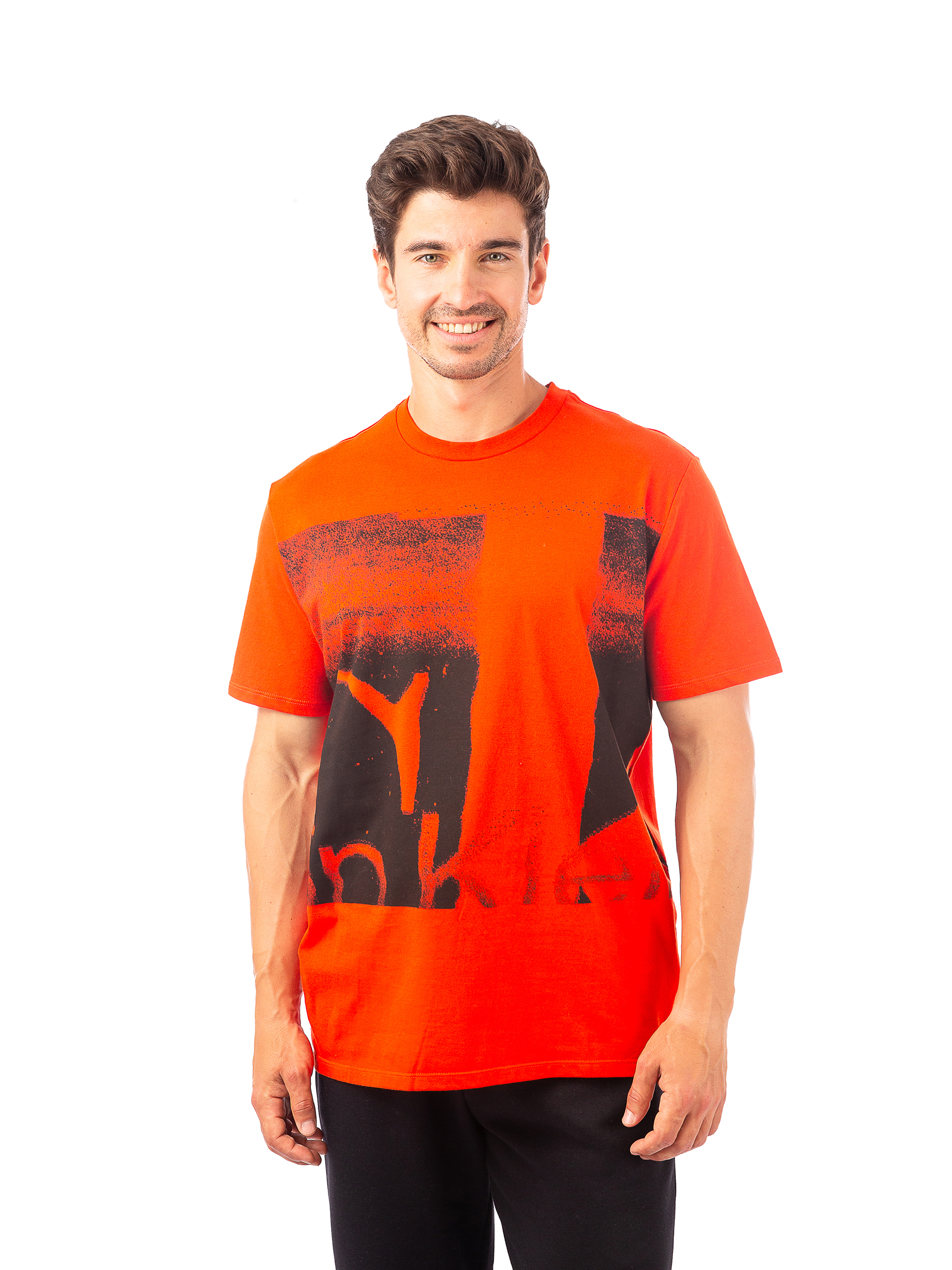

Футболка мужская Calvin Klein 40JM860 оранжевая 2XL, Оранжевый, 40JM860