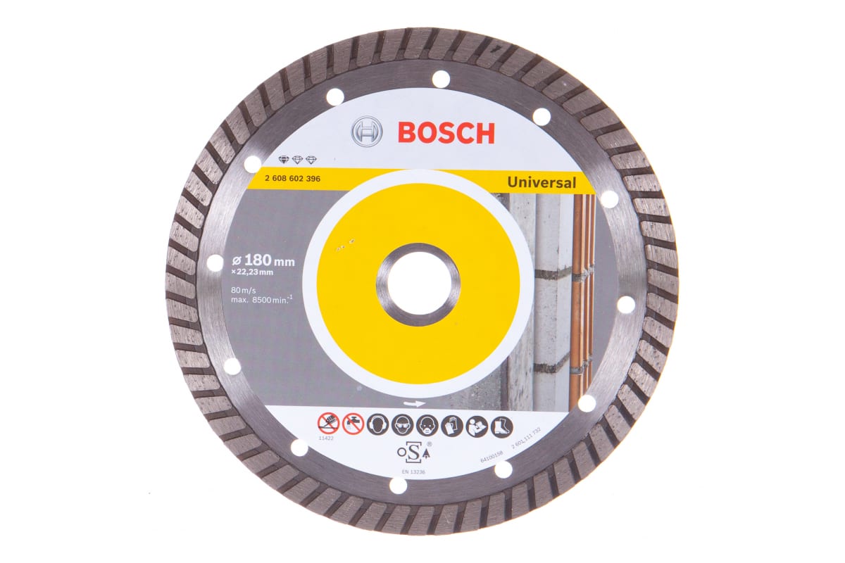 фото Диск алмазный professional for universal turbo для ушм (180х22,2 мм) bosch 2608602396