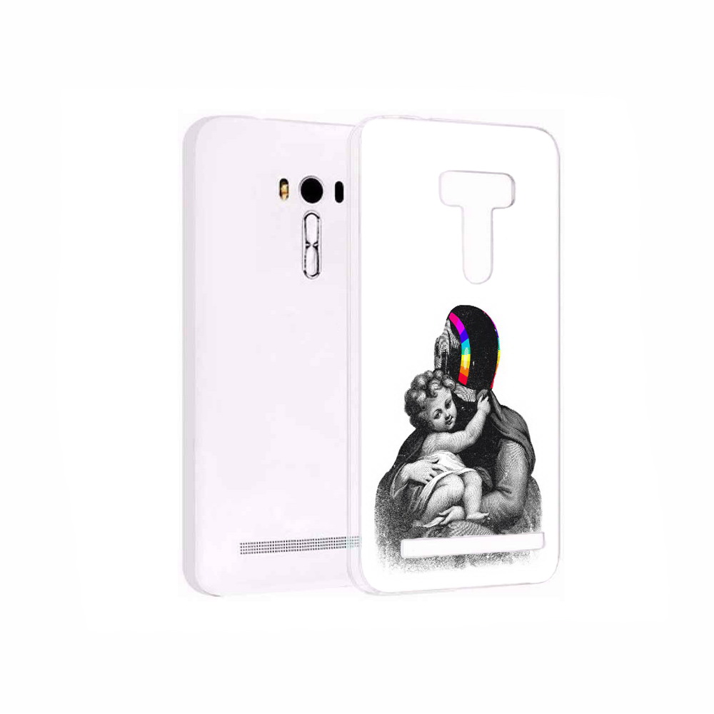 

Чехол MyPads Tocco для Asus ZenFone 2 Laser (ZE550KL) защитник в шлеме, Прозрачный, Tocco