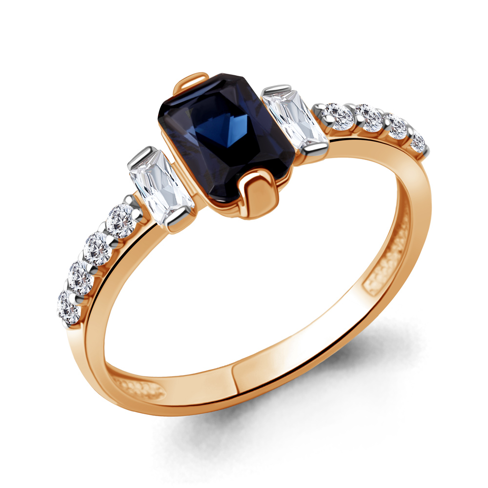 

Кольцо из серебра р. , AQUAMARINE 67805АБ_925_з, 67805АБ_925_з