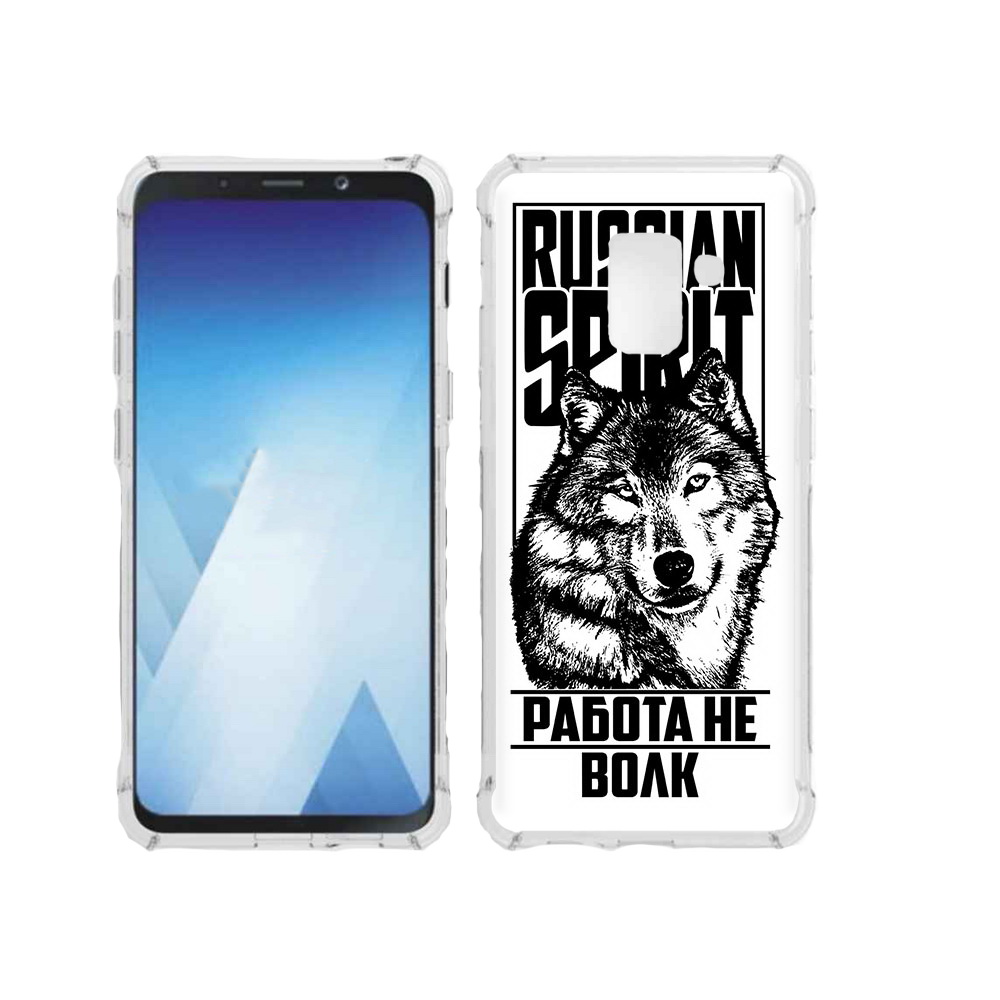 

Чехол MyPads Tocco для Samsung Galaxy A5 (2018) работа не волк (PT95317.573.564), Прозрачный, Tocco