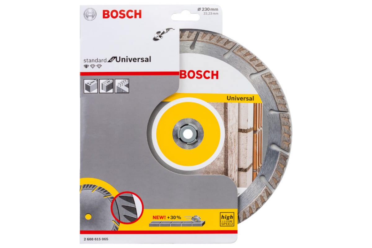 фото Диск алмазный universal (230х22.2 мм) bosch 2608615065