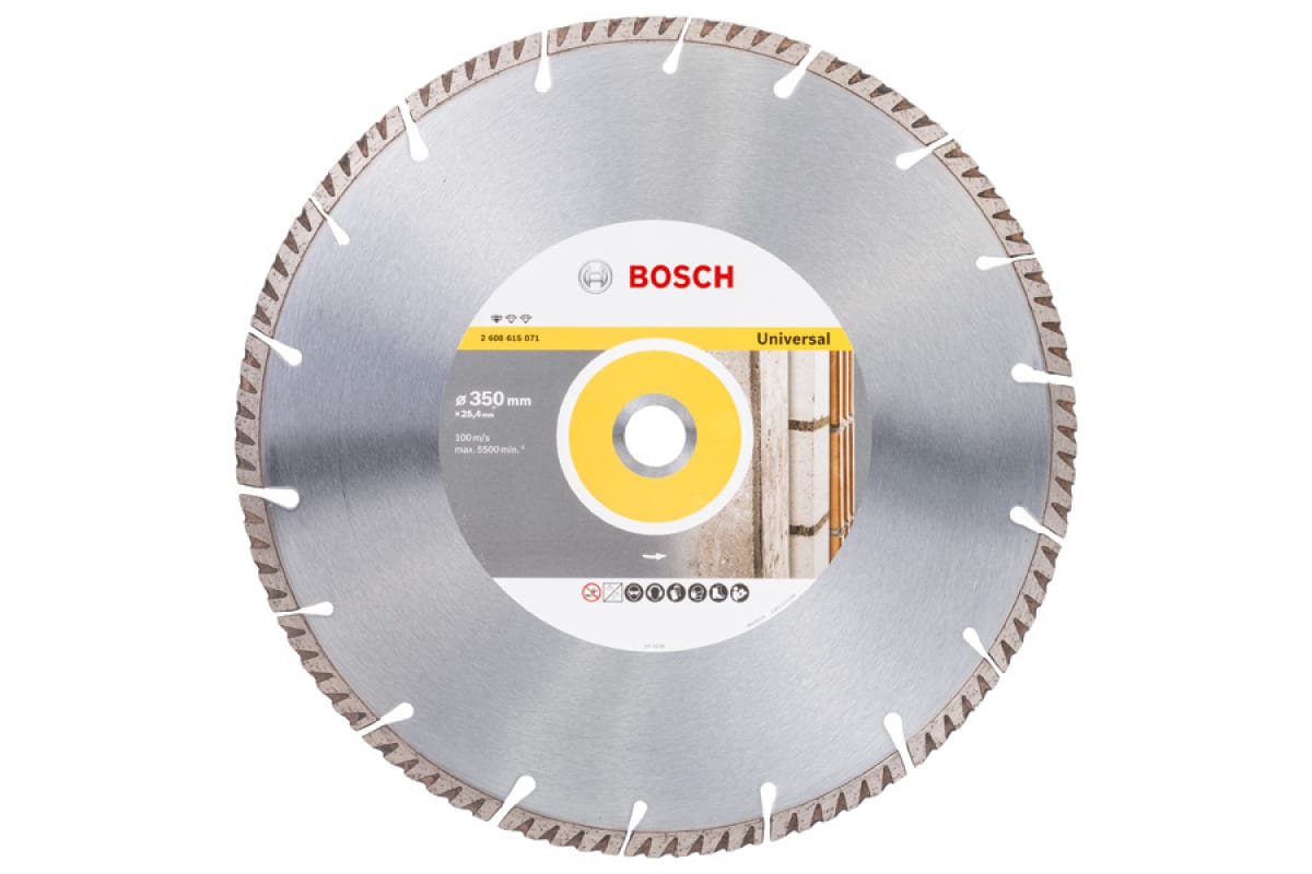 фото Диск алмазный universal (350х25.4 мм) bosch 2608615071