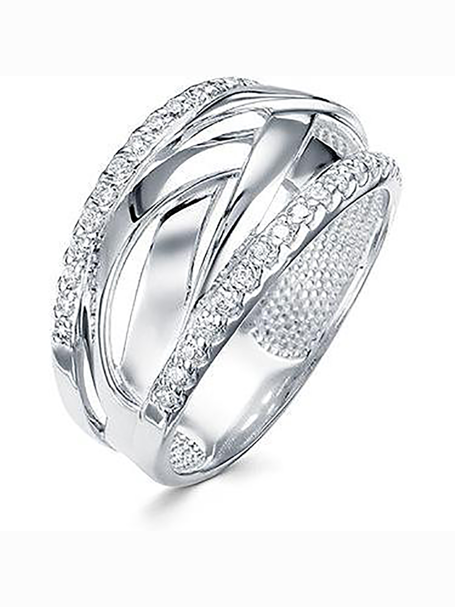 

Кольцо с 34 фианитами из серебра р. 19 Алкор серебро 01-1589_00КЦ-00, 01-1589_00КЦ-00