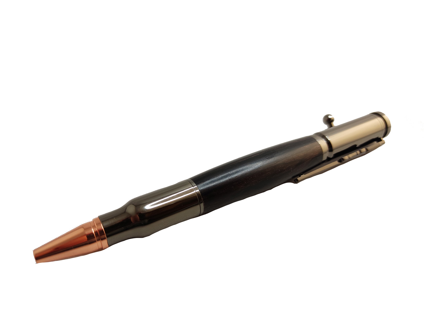 

Ручка патрон для охотника черное дерево, толщина линии 0,5 мм, pen_black_wood