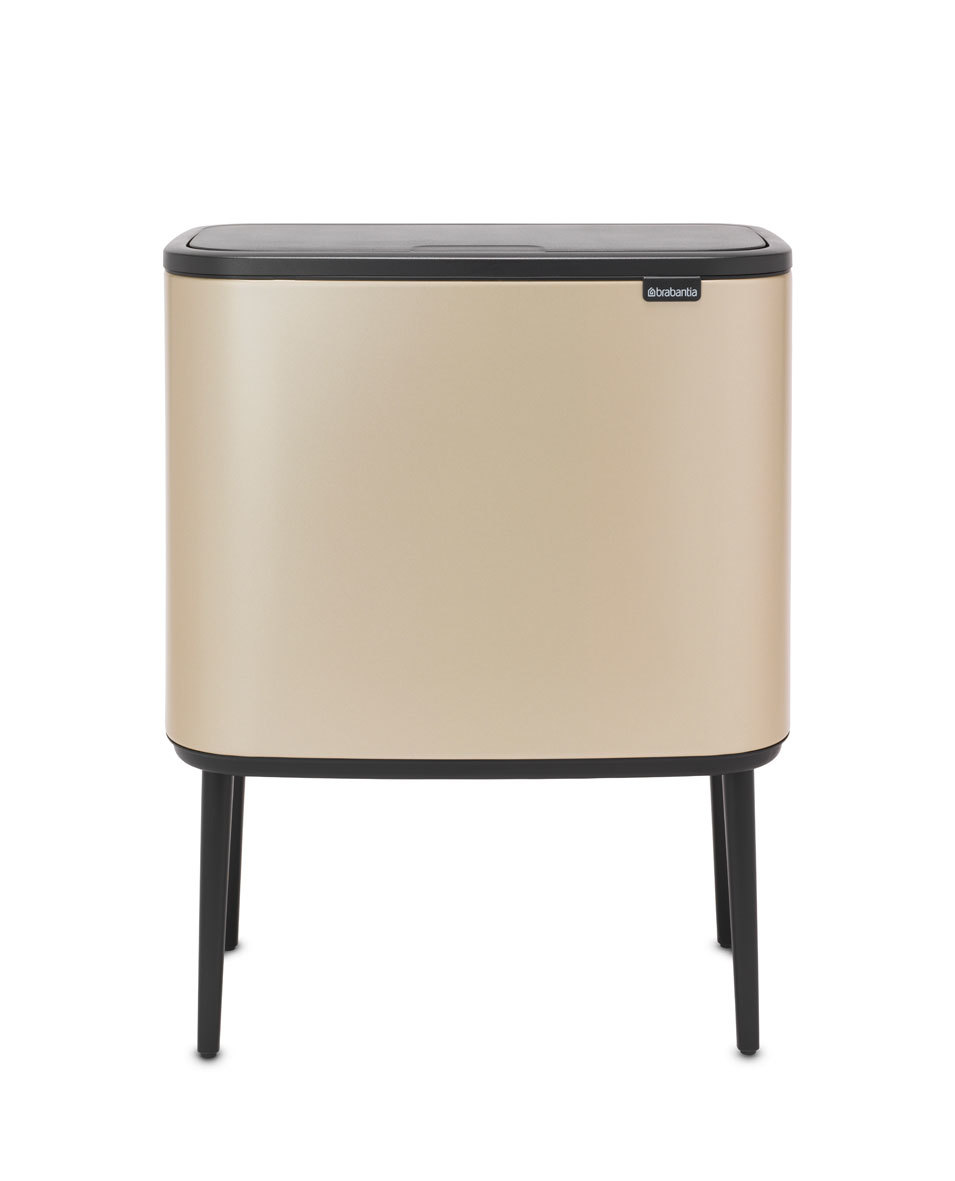 

Мусорный бак Brabantia Touch Bin Bo 3х11л, шампань