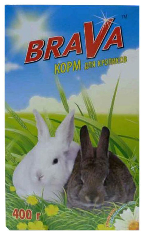 Сухой корм для кроликов Brava, 400 г