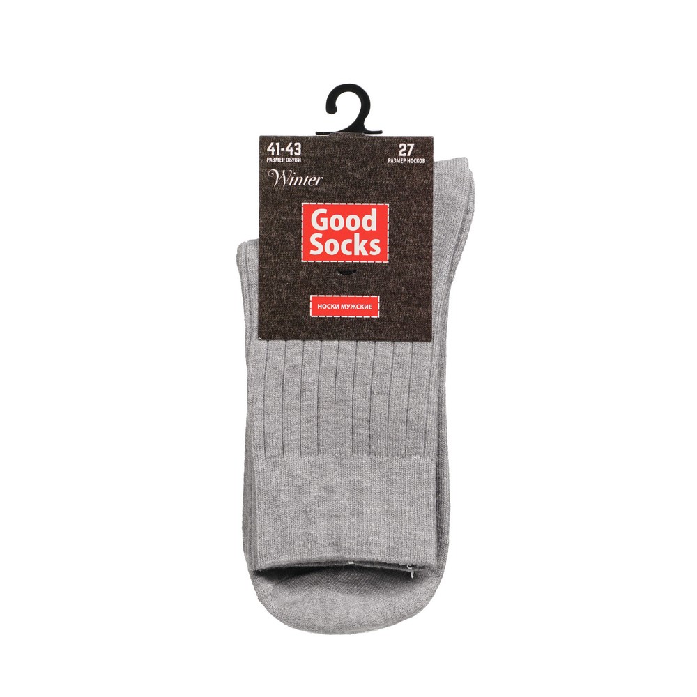 

Носки мужские Good Socks GSWodp серые 41-43, Серый, GSWodp