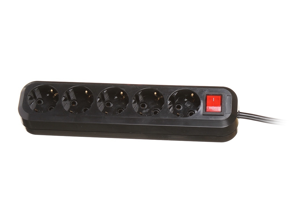 Сетевой фильтр 5bites 5 Sockets 3m Black SP5B-330 сетевой фильтр 5bites 8 sockets 2m pdu819p 01