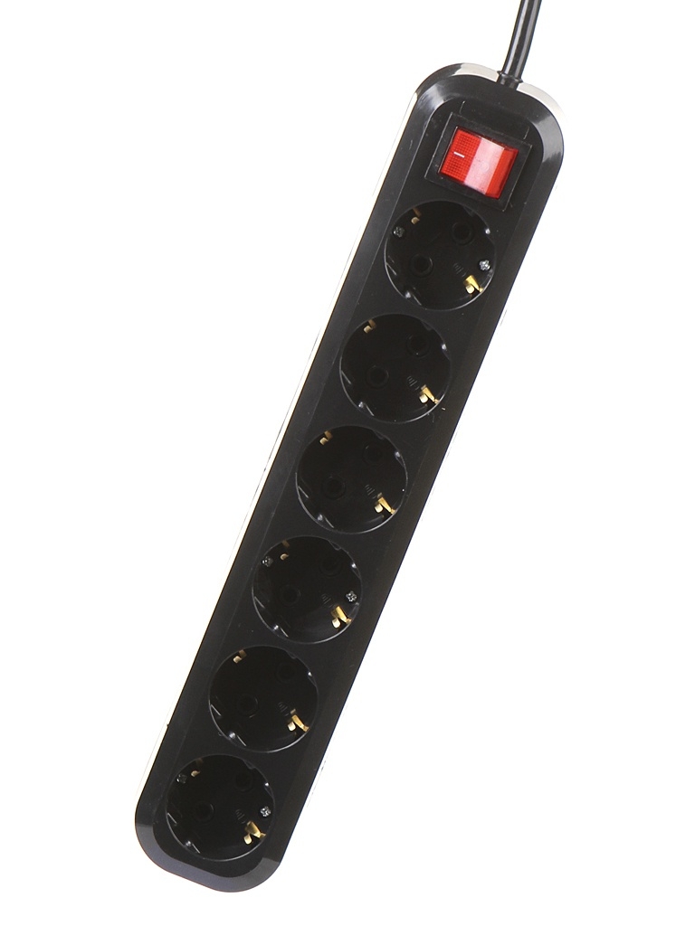 фото Сетевой фильтр 5bites 6 sockets 3m black sp6b-330