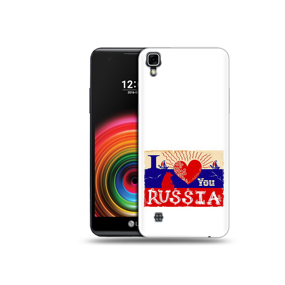 

Чехол MyPads Tocco для LG X Power Люблю Россию, Прозрачный, Tocco