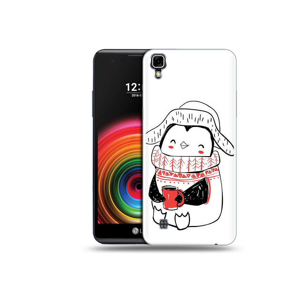

Чехол MyPads Tocco для LG X Power Милый пингвин, Прозрачный, Tocco