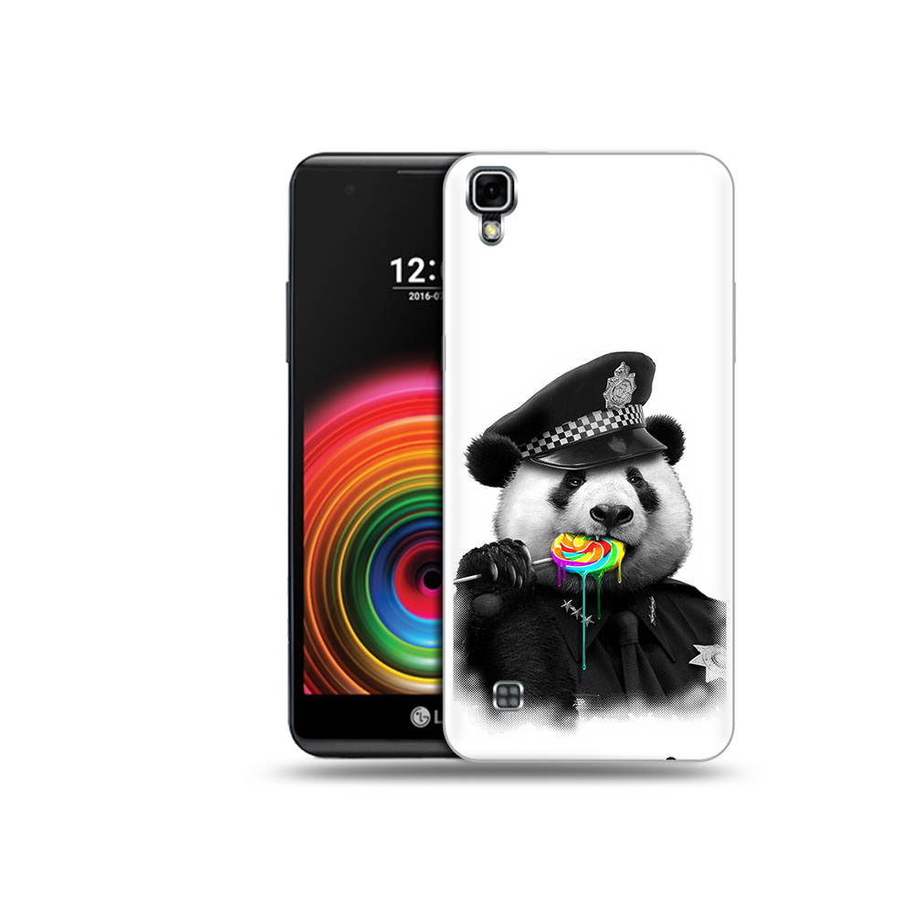 

Чехол MyPads Tocco для LG X Power Панда полиция, Прозрачный, Tocco