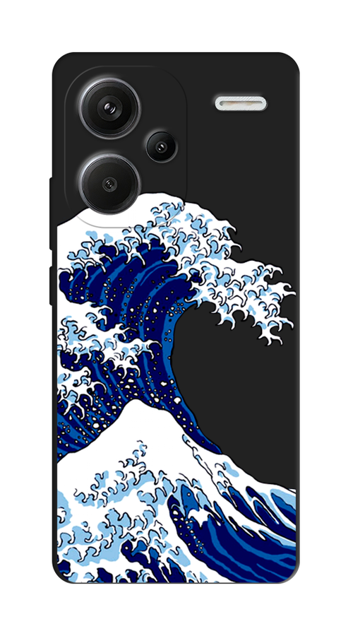 

Чехол Awog на Xiaomi Redmi Note 13 Pro Plus "Волна в Канагаве", Синий;белый, 320252-1