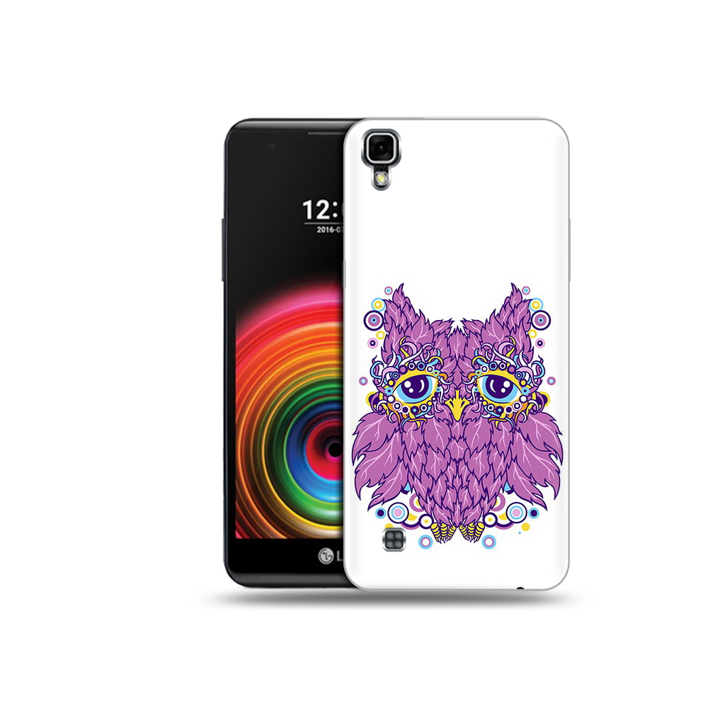 

Чехол MyPads Tocco для LG X Power Розовая сова, Прозрачный, Tocco