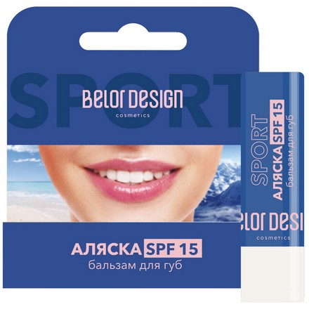 Набор, Belor Design, Бальзам для губ «Аляска» SPF 15, 2 шт.