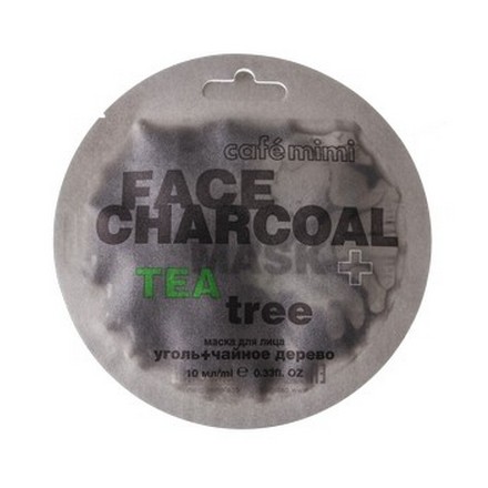 

Набор, Cafemimi, Маска для лица Charcoal + Tea Tree, 10 мл, 3 шт.