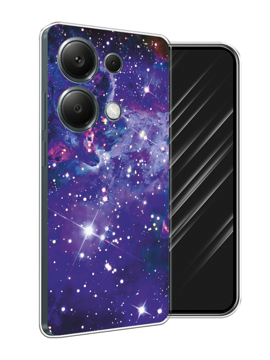 

Чехол Awog на Xiaomi Redmi Note 13 Pro 4G "Яркая галактика", Фиолетовый, 321650-1