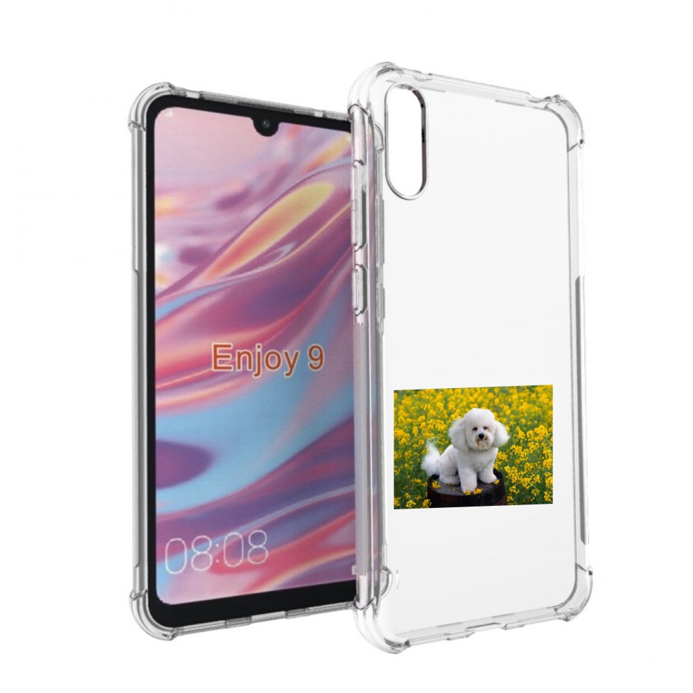 Чехол бампер MyPads пудель белыи? для Huawei Enjoy 9