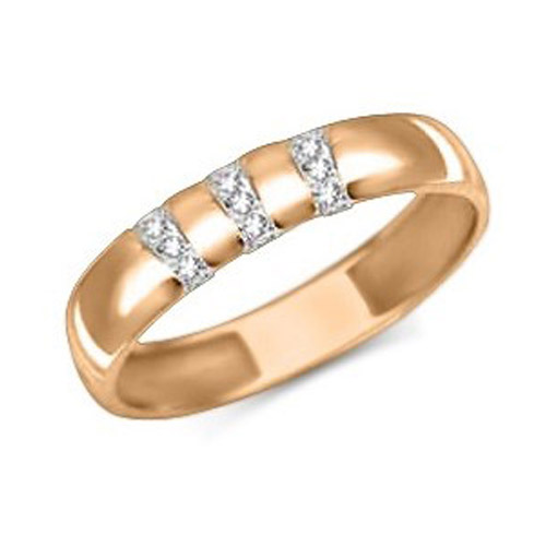 

Кольцо из красного золота с фианитом р. 14,5 PLATINA jewelry 01-1740-00-401-1110-03, 01-1740-00-401-1110-03