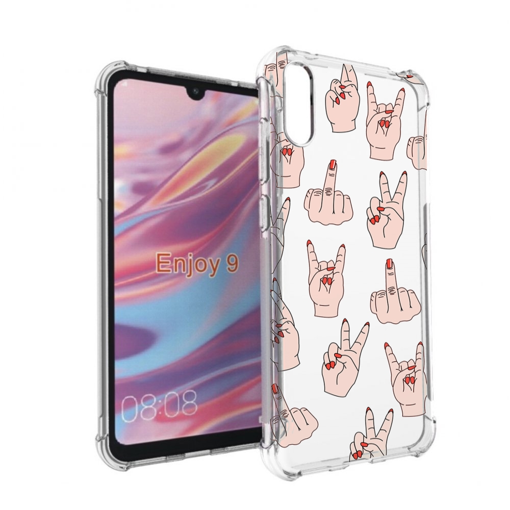

Чехол бампер MyPads разные-ручки для Huawei Enjoy 9, Прозрачный, Tocco