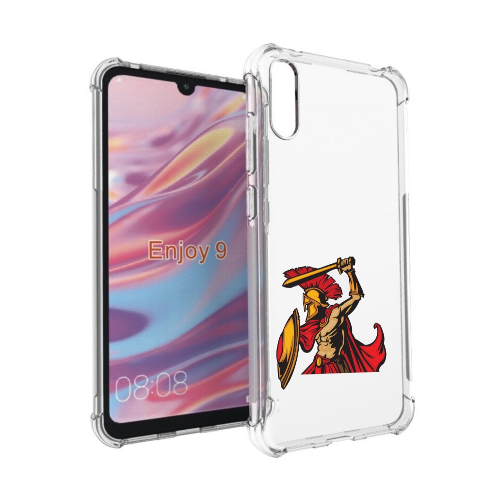

Чехол бампер MyPads римский-воин для Huawei Enjoy 9, Прозрачный, Tocco
