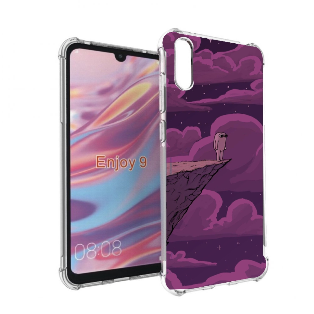 

Чехол бампер MyPads розовая-фасолька для Huawei Enjoy 9, Прозрачный, Tocco
