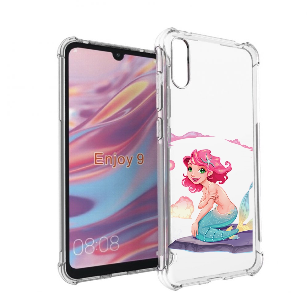 

Чехол бампер MyPads русалочка для Huawei Enjoy 9, Прозрачный, Tocco
