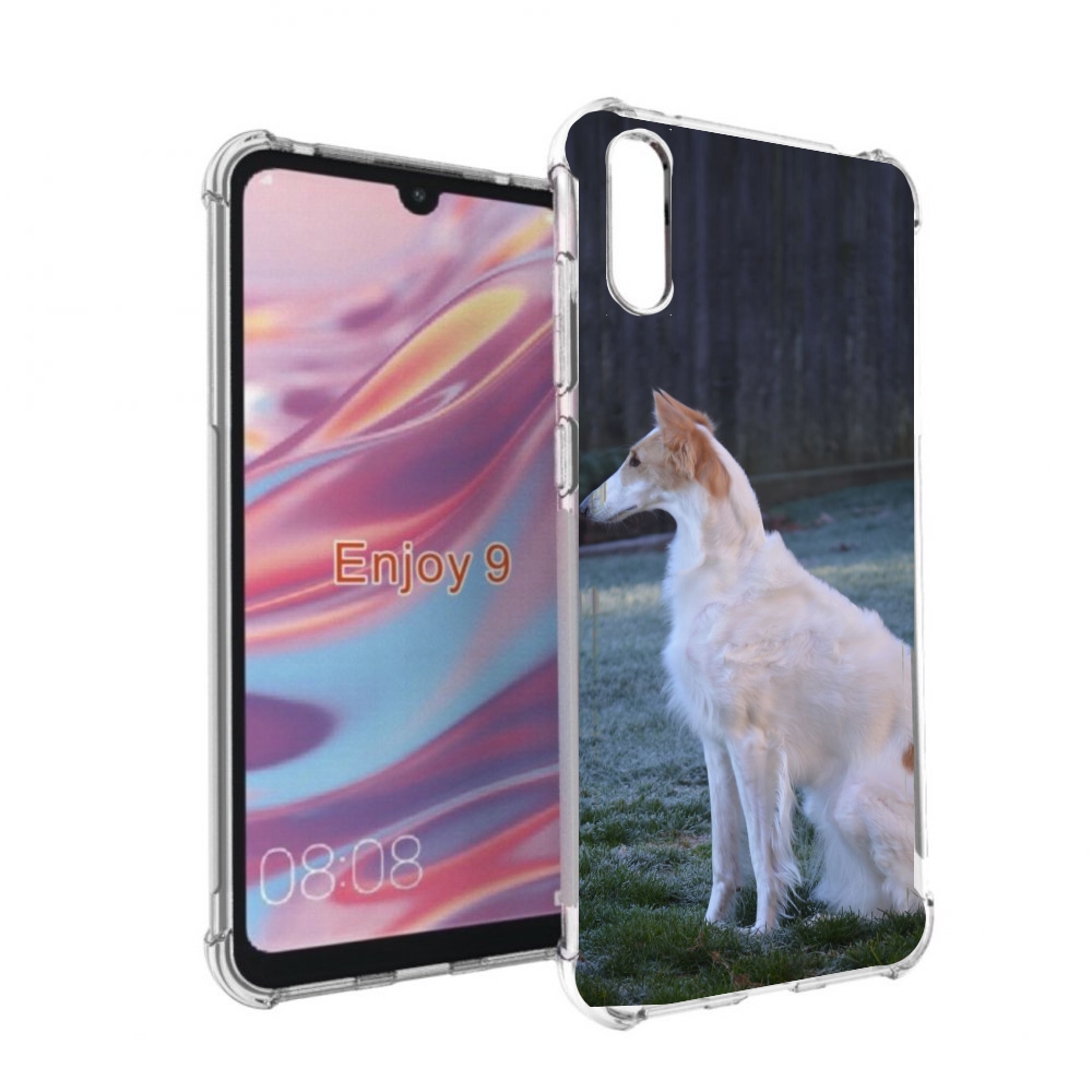 

Чехол бампер MyPads русская псовая борзая для Huawei Enjoy 9, Прозрачный, Tocco