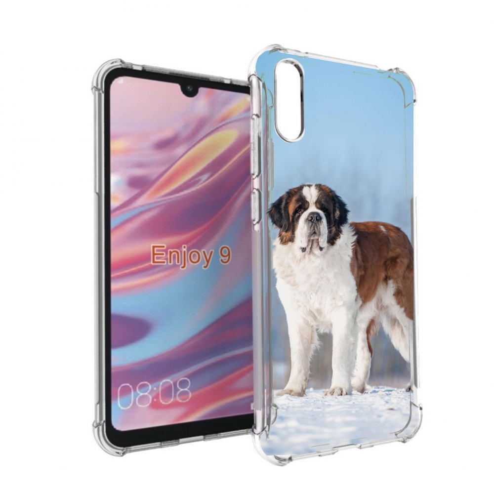 

Чехол бампер MyPads сенбернар для Huawei Enjoy 9, Прозрачный, Tocco