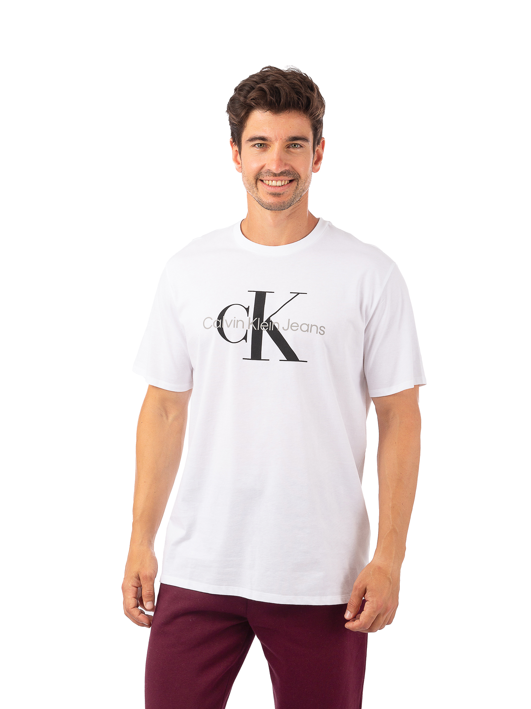 

Футболка мужская Calvin Klein 40DC813 белая M, Белый, 40DC813