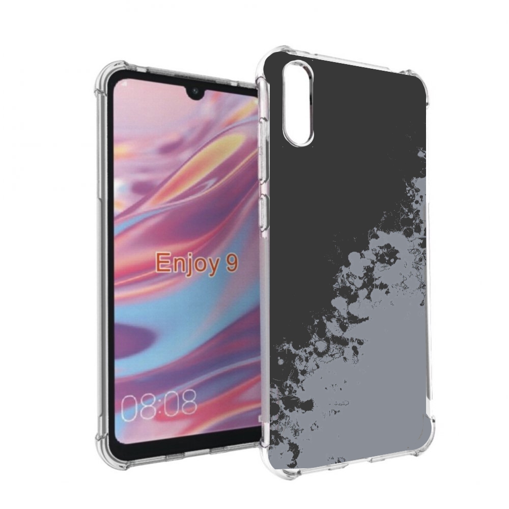 

Чехол бампер MyPads серый-эстетичный для Huawei Enjoy 9, Прозрачный, Tocco
