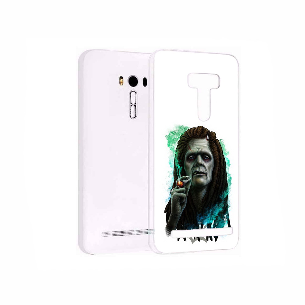 

Чехол MyPads Tocco для Asus ZenFone 2 Laser (ZE550KL) зеленый мужчина с сигаретой, Прозрачный, Tocco