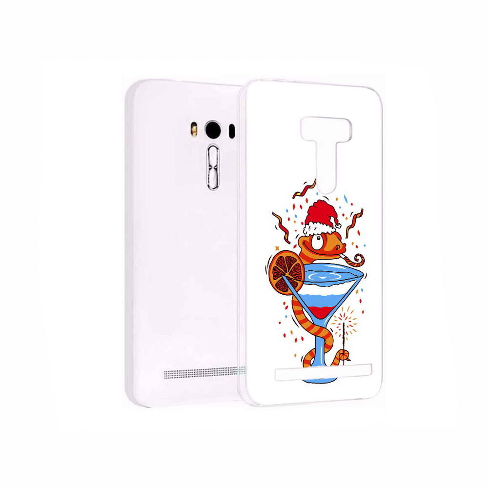 

Чехол MyPads Tocco для Asus ZenFone 2 Laser (ZE550KL) змейка, Прозрачный, Tocco