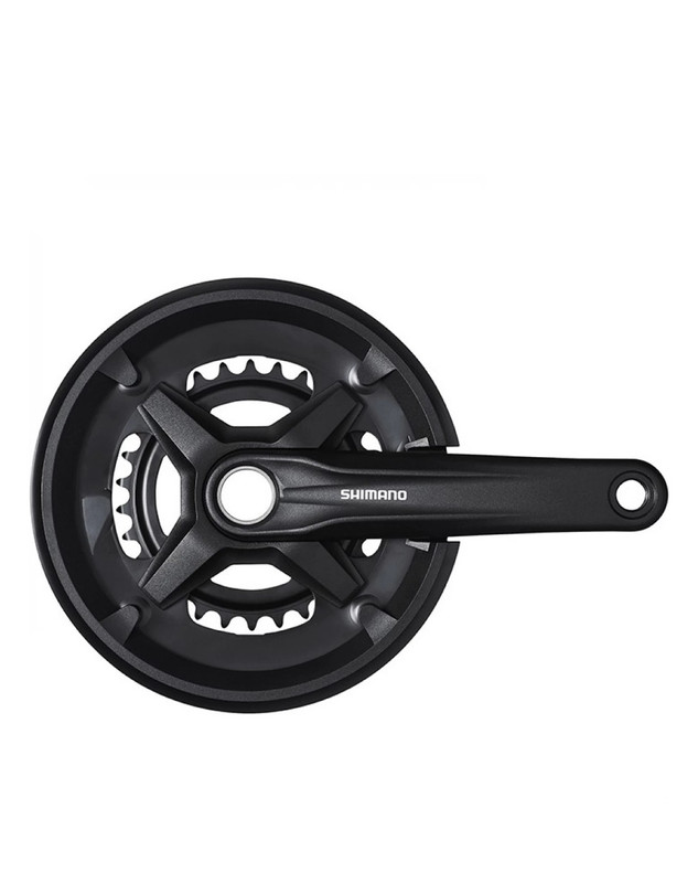 Шатун Shimano MT210 170мм 46/30 для 2*9 ск с защитой черный EFCMT210CX60CL