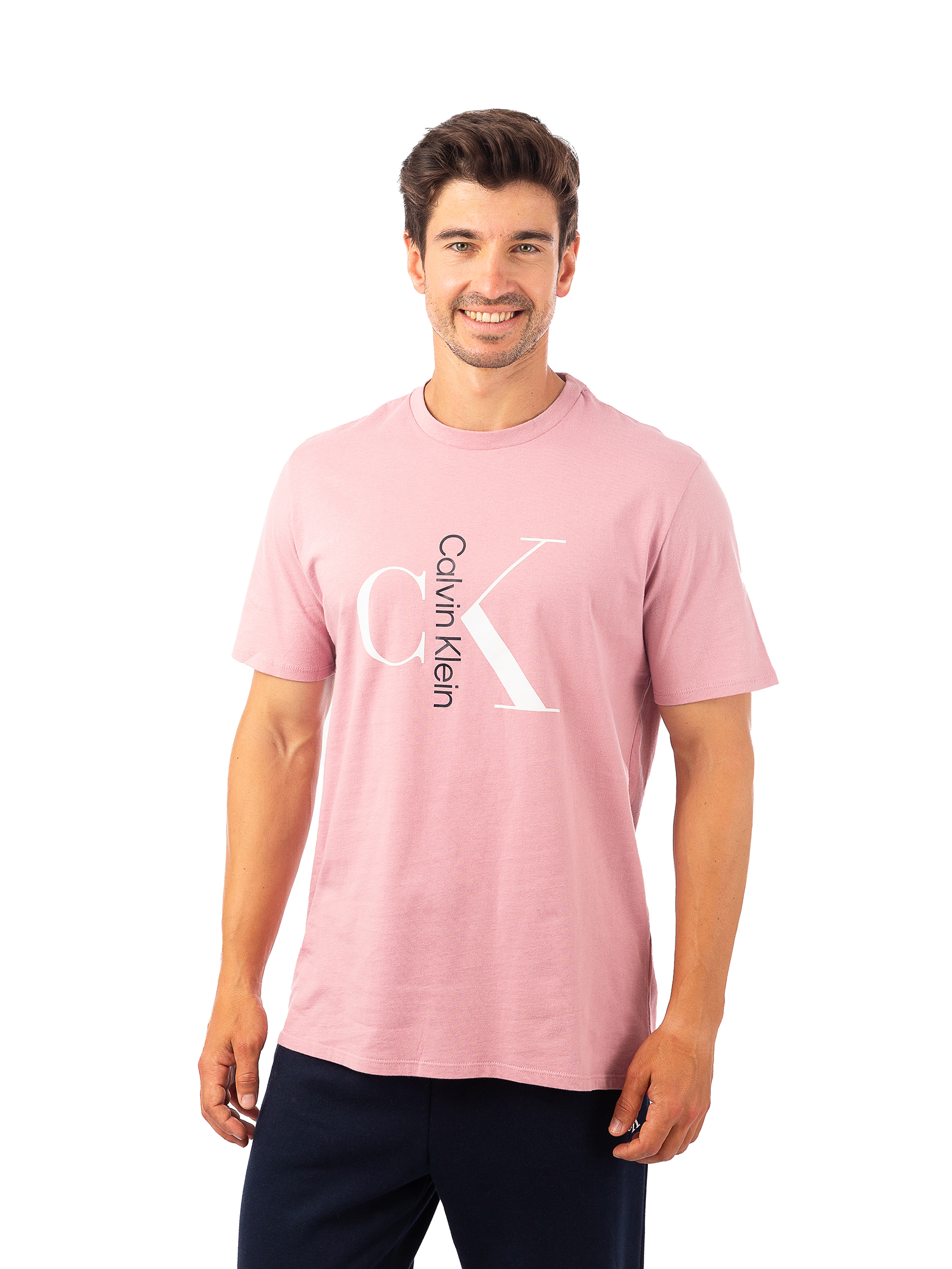 

Футболка мужская Calvin Klein 40KC829 розовая M, Розовый, 40KC829