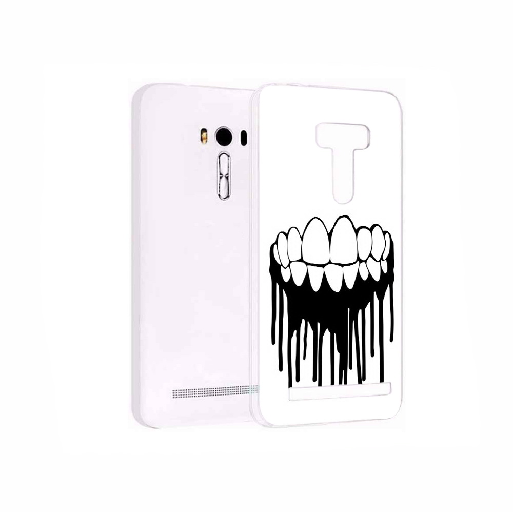 

Чехол MyPads Tocco для Asus ZenFone 2 Laser (ZE550KL) зубы, Прозрачный, Tocco