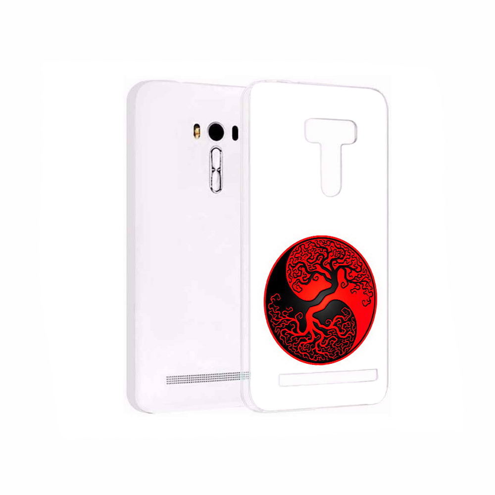 

Чехол MyPads Tocco для Asus ZenFone 2 Laser (ZE550KL) инь янь дерево, Прозрачный, Tocco